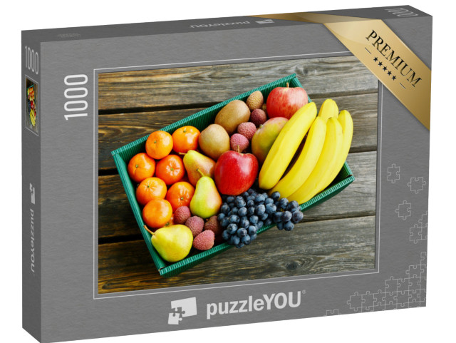 puzzle 1000 dílků „Druhy zimního ovoce“