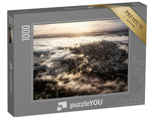 puzzle 1000 dílků „Letecký pohled na Vancouver, Kanada“