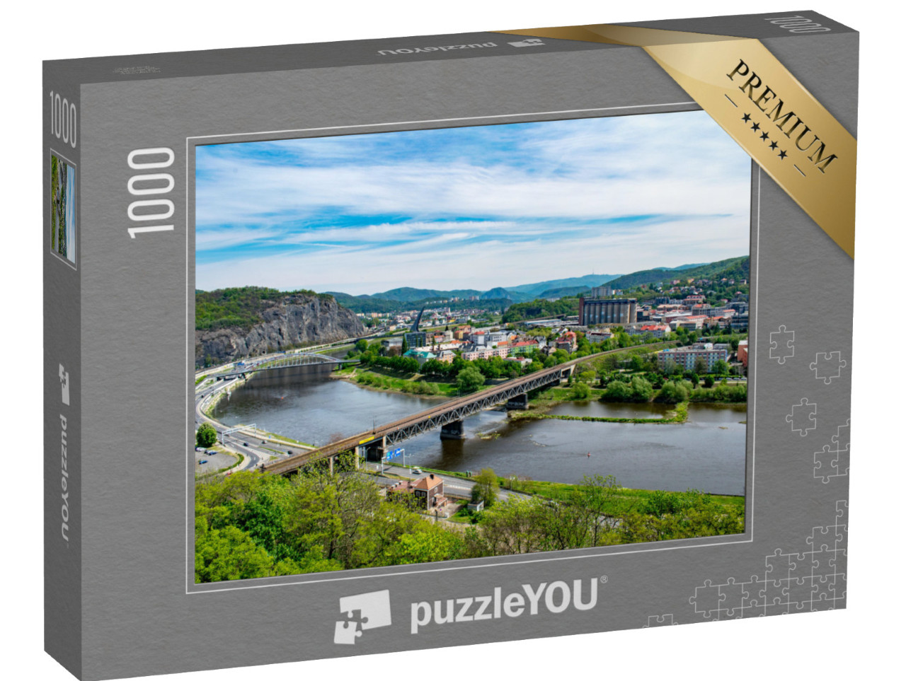 puzzle 1000 dílků „Ústí nad Labem, Česká republika“