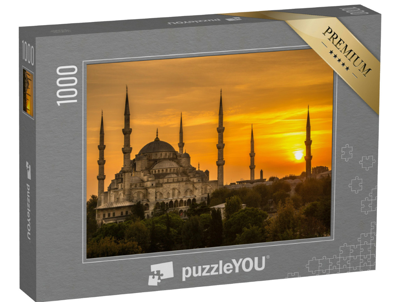 puzzle 1000 dílků „Západ slunce u Modré mešity“