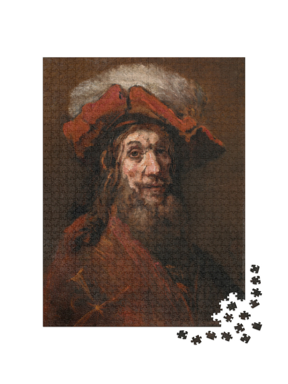puzzle 1000 dílků „Rembrandt - Křižák“