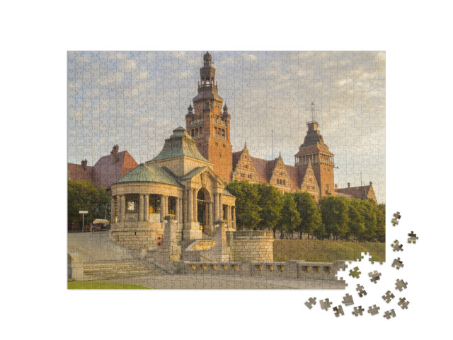 puzzle 1000 dílků „Štětínské terasy, Štětín, Polsko“