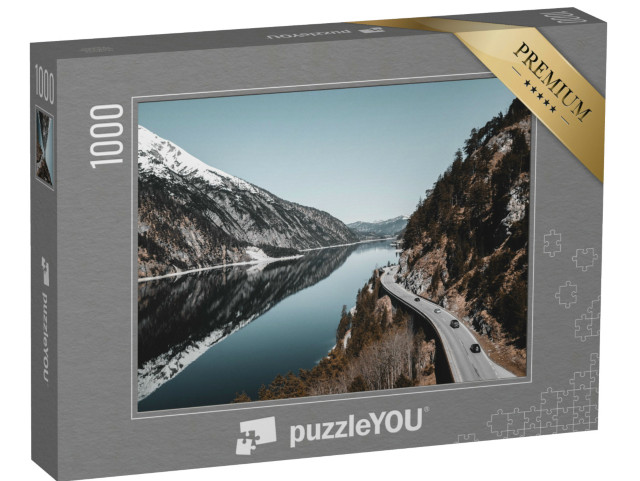 puzzle 1000 dílků „Jezero Achensee severně od Jenbachu v Tyrolsku, Rakousko“