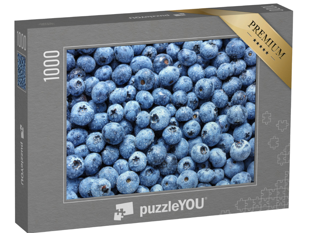 puzzle 1000 dílků „Čerstvé šťavnaté borůvky“