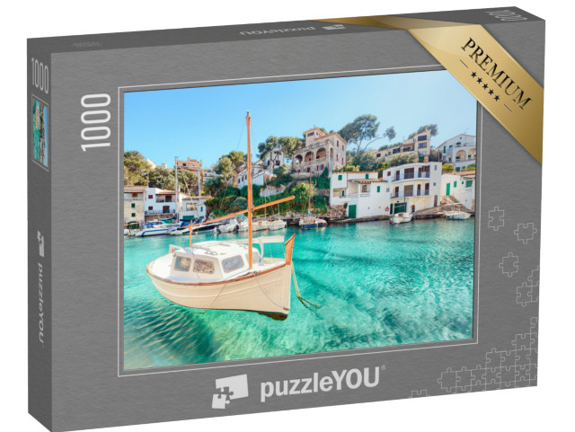 puzzle 1000 dílků „Idylická Cala Figuera, Mallorca, Španělsko“