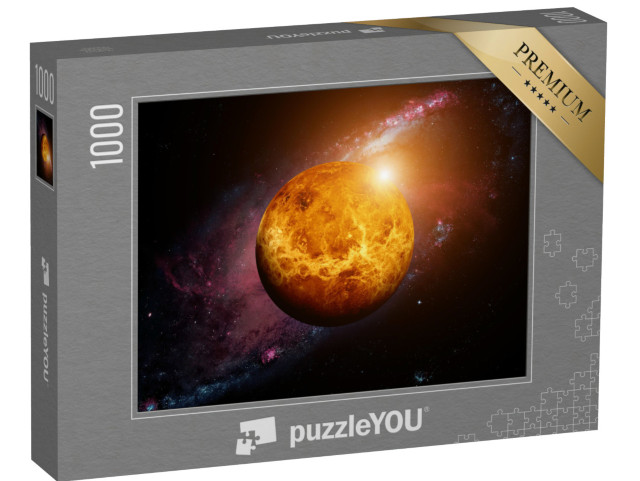 puzzle 1000 dílků „Venuše, terestrická planeta sluneční soustavy“