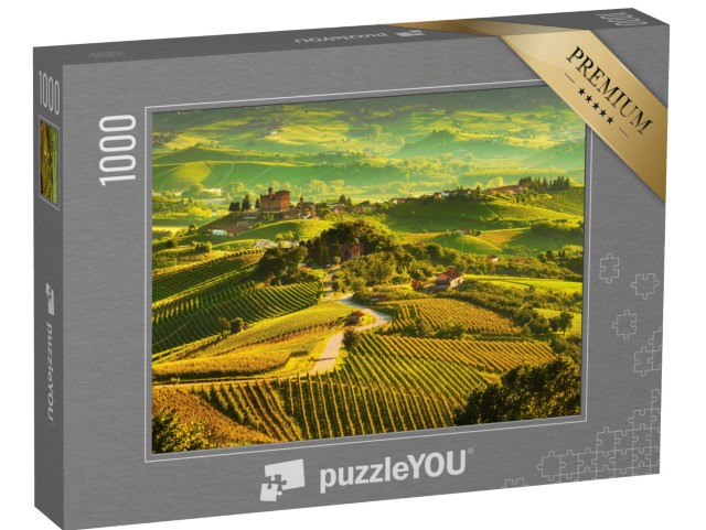 puzzle 1000 dílků „Vinice Langhe v Piemontu“