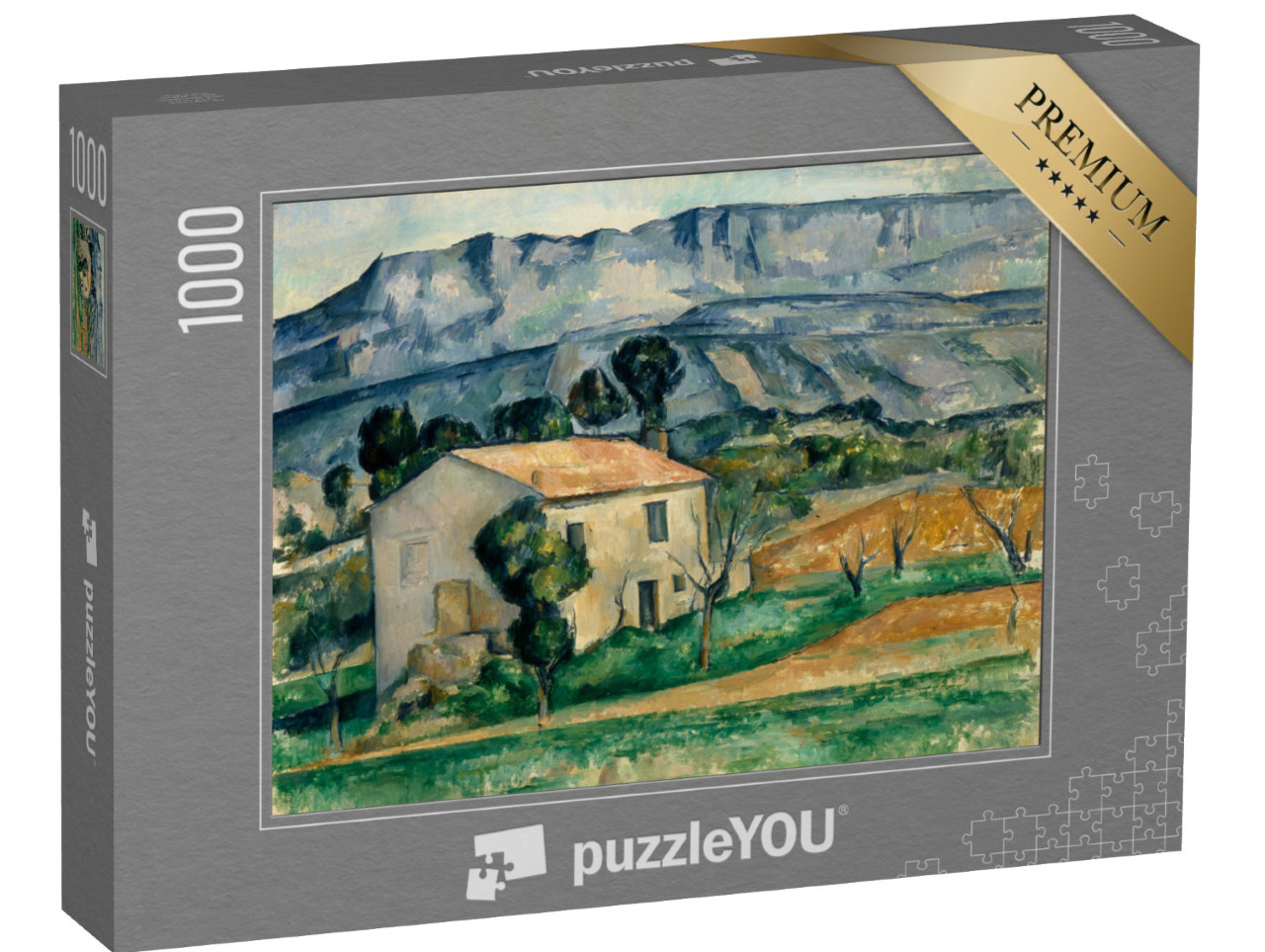 puzzle 1000 dílků „Paul Cézanne - Dům v Provence“