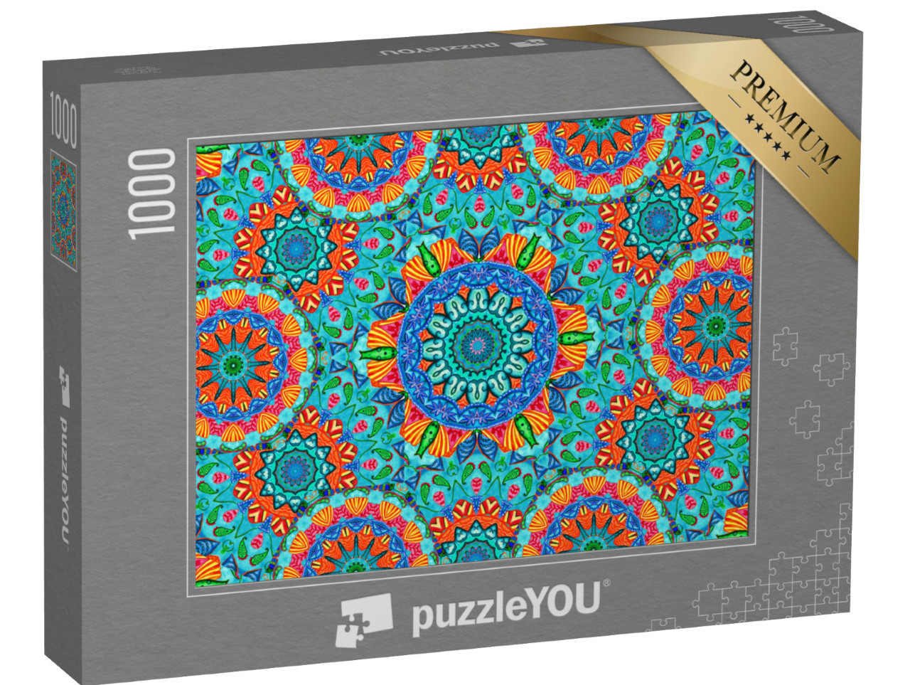 puzzle 1000 dílků „Abstraktní vzor v arabském stylu“