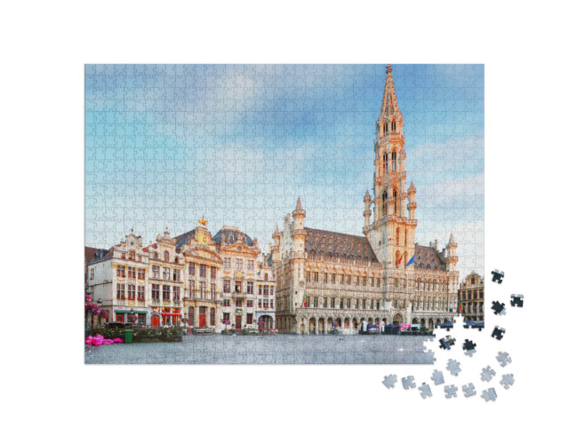 puzzle 1000 dílků „Grand Place, Brusel, Belgie“