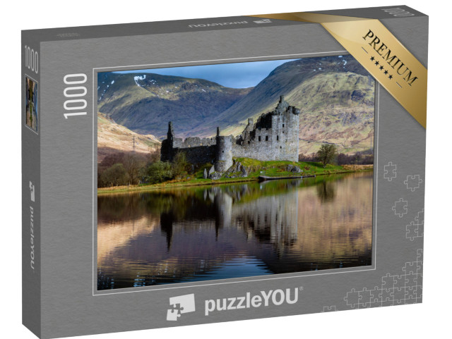 puzzle 1000 dílků „Tajemný hrad Kilchurn, Dalmally, Skotsko“