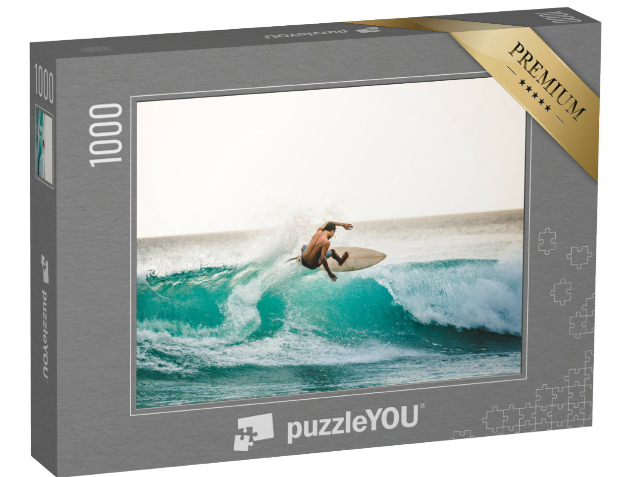 puzzle 1000 dílků „Profesionální surfař na Bali, Indonésie“