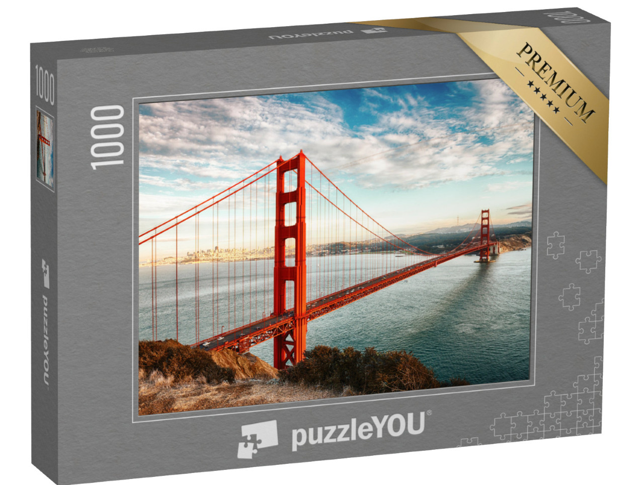 puzzle 1000 dílků „Most Golden Gate, San Francisco, USA“