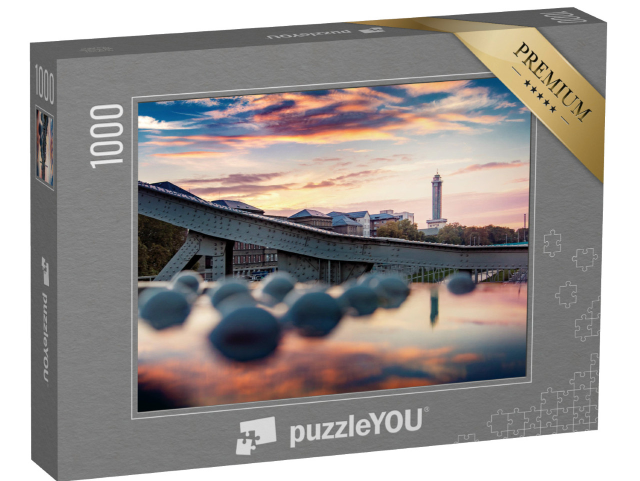 puzzle 1000 dílků „Nová radnice, Ostrava, Česká republika“