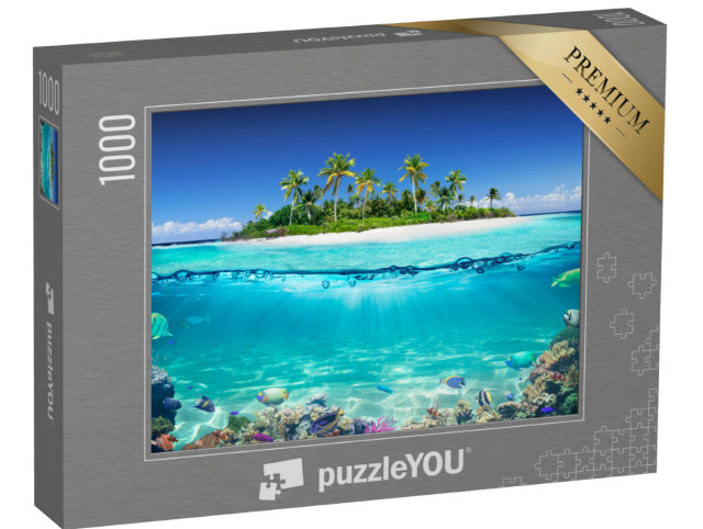 puzzle 1000 dílků „Tropický ostrov a korálový útes“