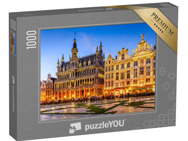 puzzle 1000 dílků „Grand-Place a Maison du Roi, Brusel, Belgie“