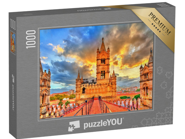 puzzle 1000 dílků „Katedrála v Palermu na Sicílii“