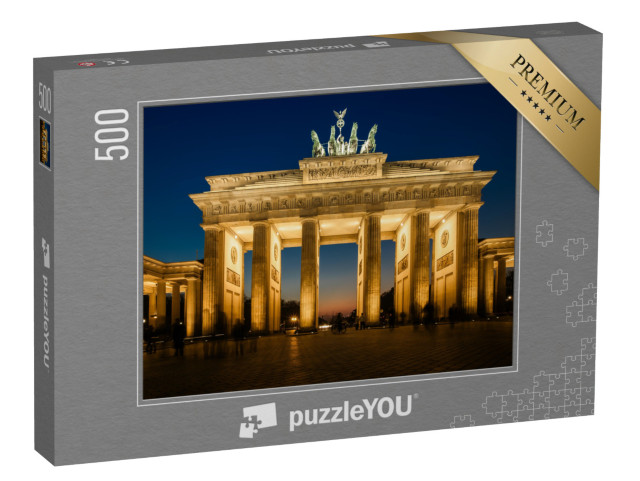 puzzle 500 dílků „Osvětlená Braniborská brána v Berlíně“
