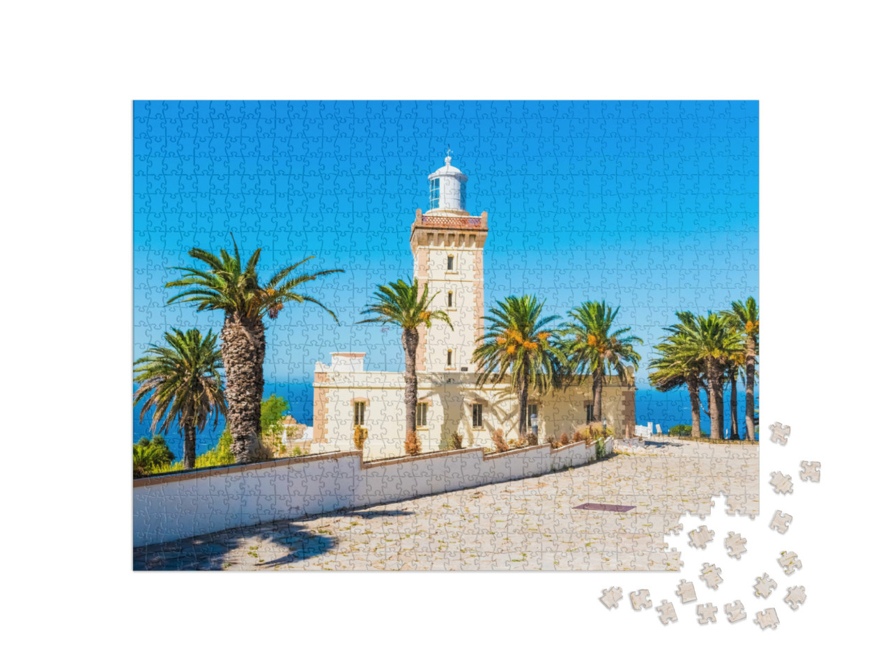 puzzle 1000 dílků „Maják Cap Spartel, Maroko“