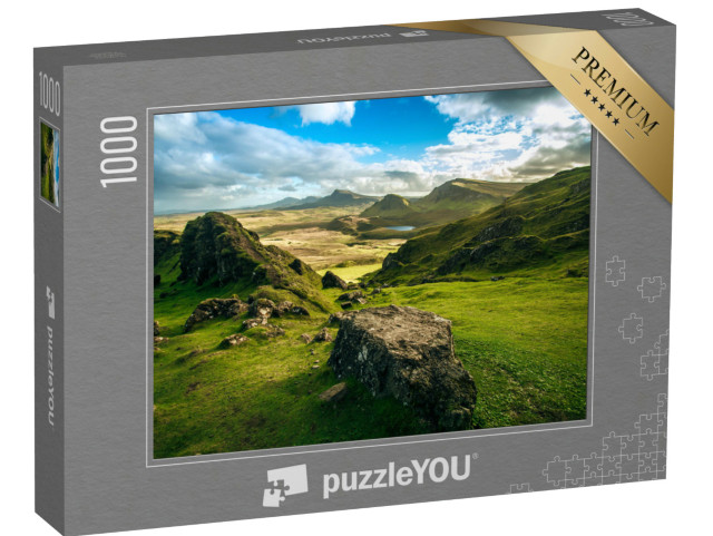 puzzle 1000 dílků „Průsmyk Quiraing na ostrově Skye, Skotsko“