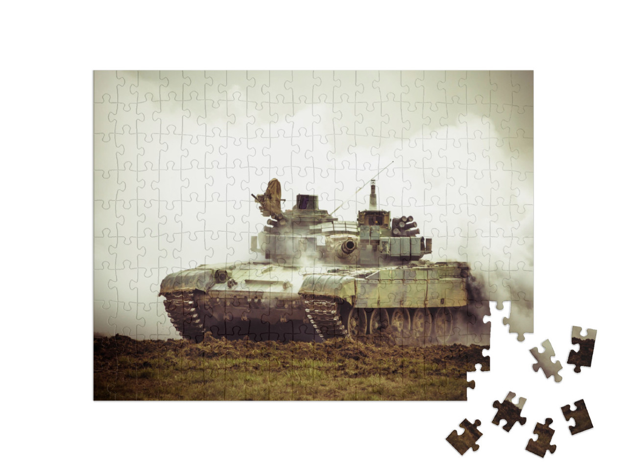 puzzle 200 dílků „Vojenská výzbroj“