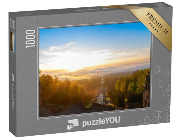 puzzle 1000 dílků „Východ slunce nad Kassel, Německo“