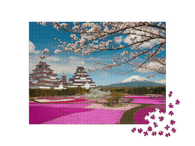 puzzle 1000 dílků „Jarní sezóna v Japonsku“