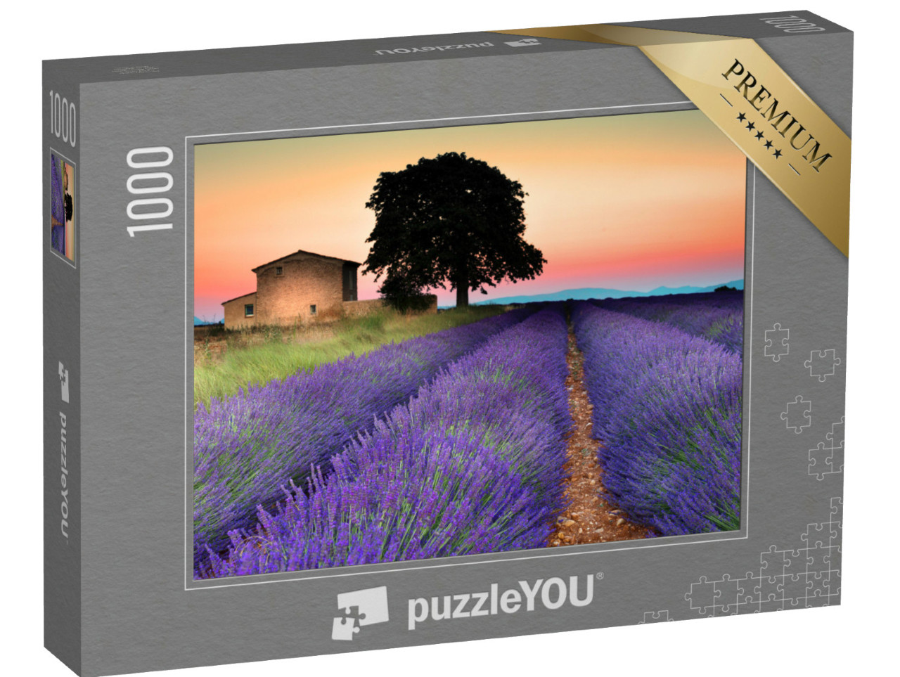 puzzle 1000 dílků „Západ slunce nad Provence, Francie“