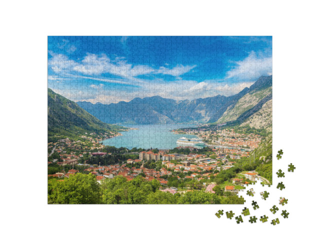 puzzle 1000 dílků „Kotor v létě, Černá Hora“