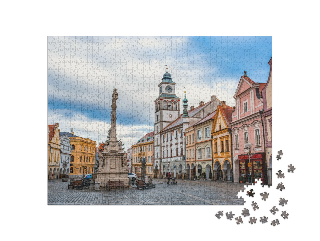 puzzle 1000 dílků „Třeboň, Česká republika“