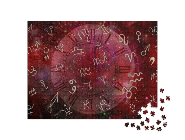 puzzle 1000 dílků „Mystika a znamení zvěrokruhu“