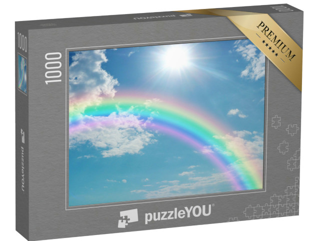 puzzle 1000 dílků „Duha na jasné obloze“