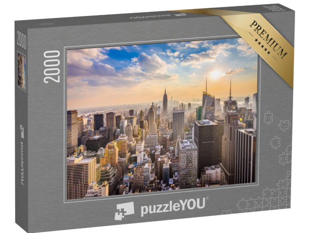 puzzle 2000 dílků „Panorama New Yorku“