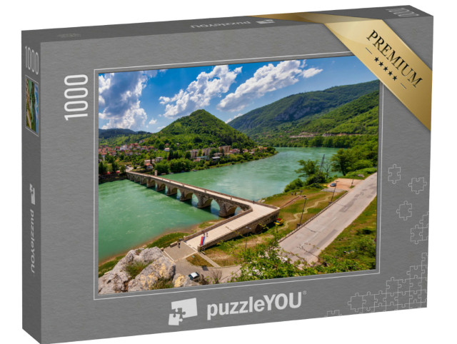 puzzle 1000 dílků „Kamenný most Mehmeda Paši Sokoloviče na řece Drině“