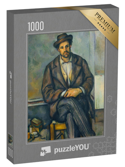 puzzle 1000 dílků „Paul Cézanne - Sedící rolník“