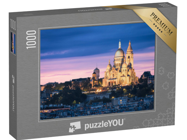 puzzle 1000 dílků „Bazilika Sacre Cœur, Montmartre, Paříž“