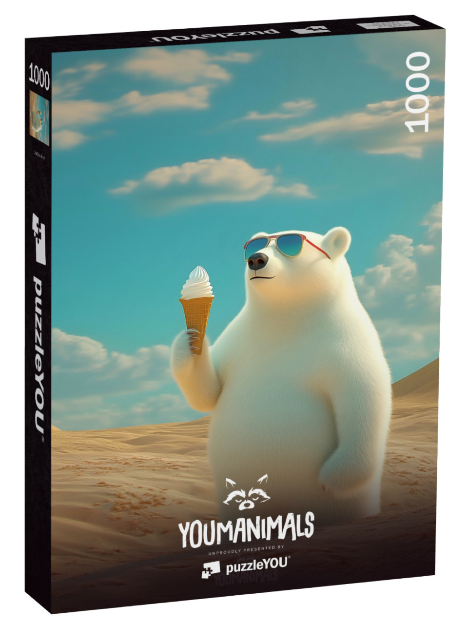 puzzle 1000 dílků „YOUMANIMALS: Urs“