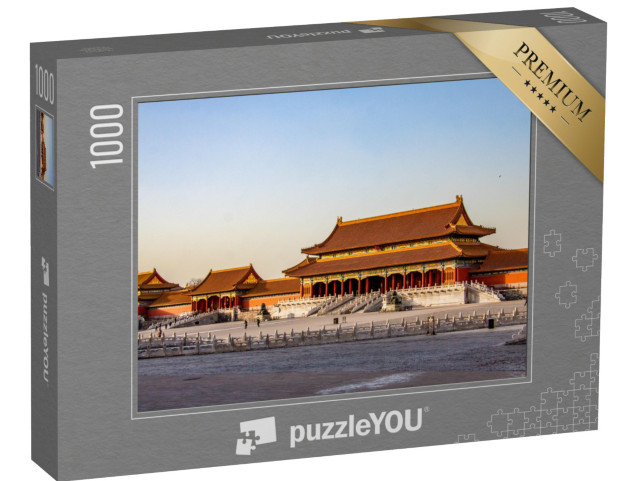 puzzle 1000 dílků „Zakázané město, starý palác v Pekingu“