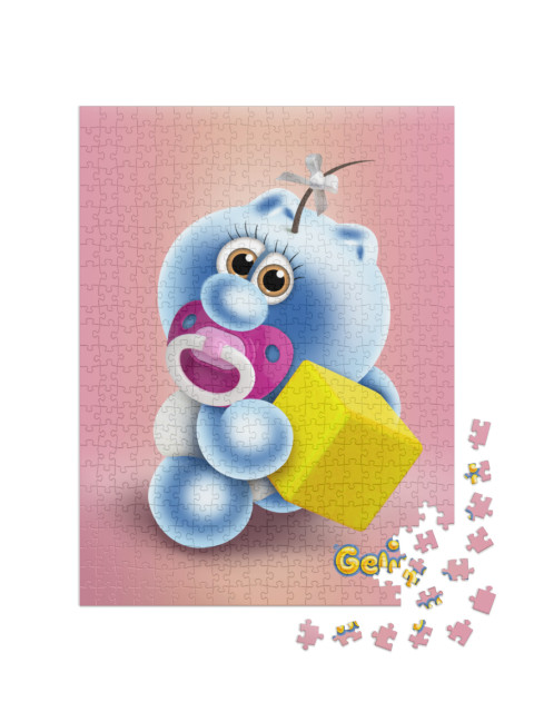 puzzle 500 dílků „Gelini Babybluu“