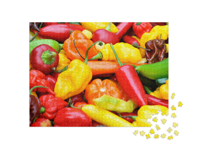 puzzle 1000 dílků „Směs pálivých chilli papriček“