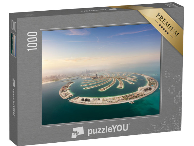 puzzle 1000 dílků „Umělý palmový ostrov, Dubaj, Spojené arabské emiráty“