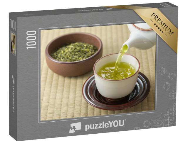 puzzle 1000 dílků „Udělejte si čaj v místnosti v japonském stylu...“