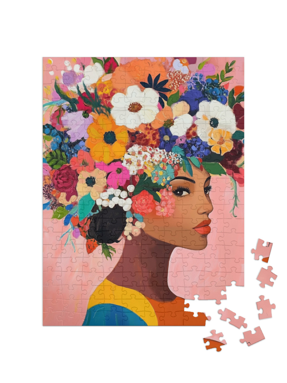 puzzle 200 dílků „Láska na mně kvete“