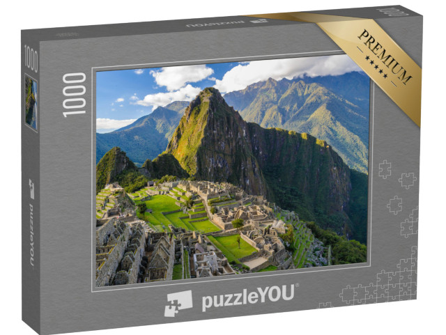 puzzle 1000 dílků „Machu Picchu, památka světového dědictví, Peru“