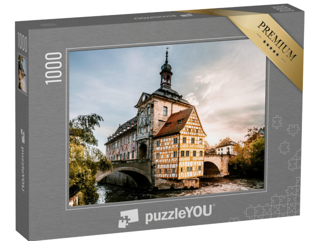 puzzle 1000 dílků „Stará radnice v Bambergu, Německo“