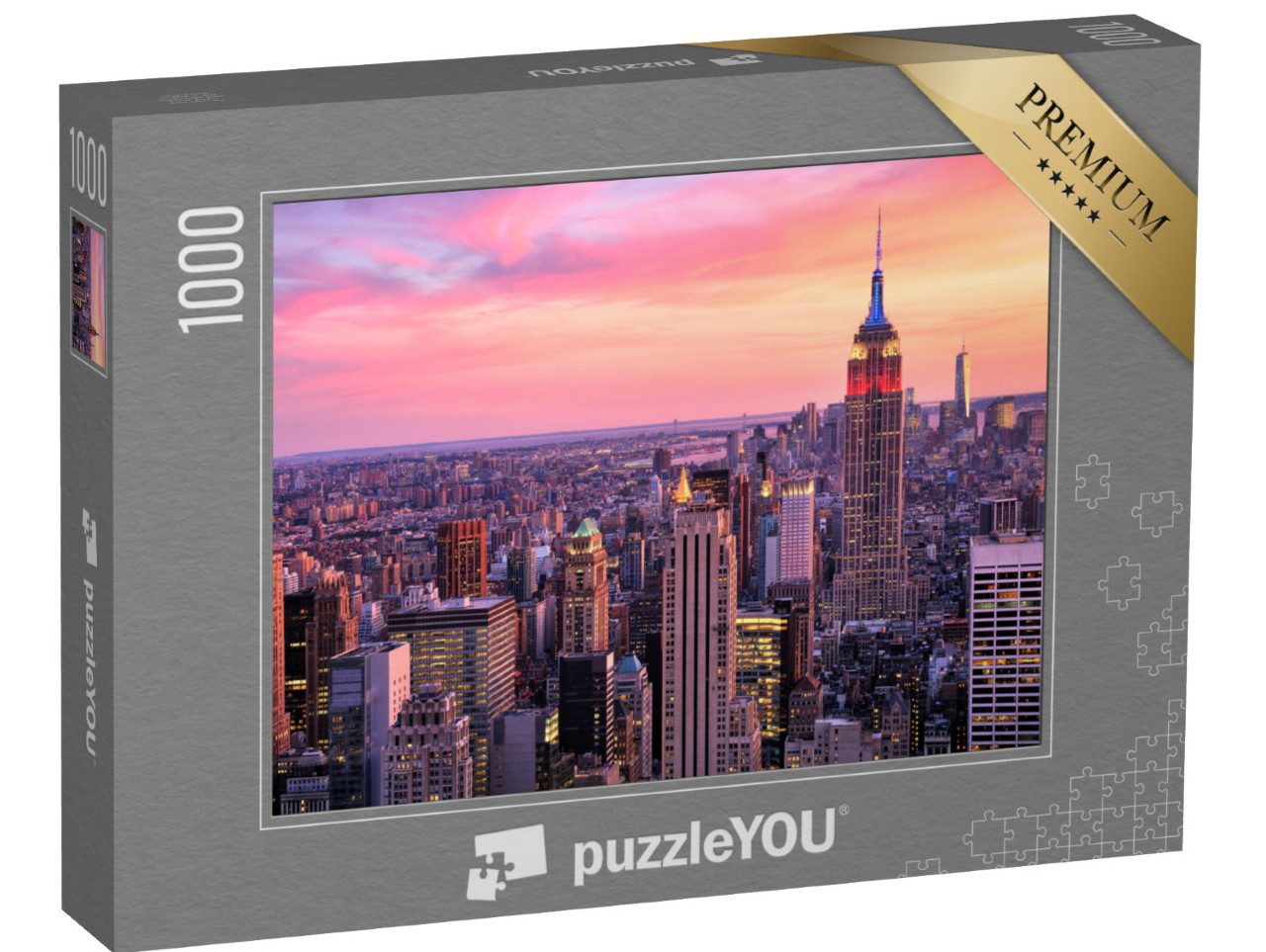 puzzle 1000 dílků „New York: Midtown s Empire State Building“