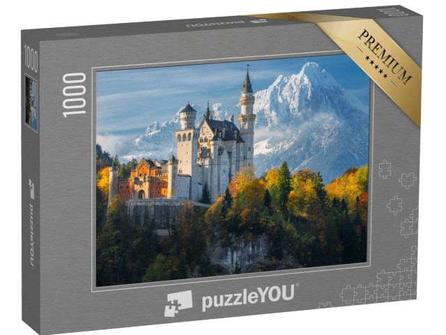 puzzle 1000 dílků „Zámek Neuschwanstein, Bavorsko“