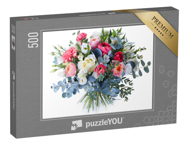 puzzle 500 dílků „Kytice barevných květin“