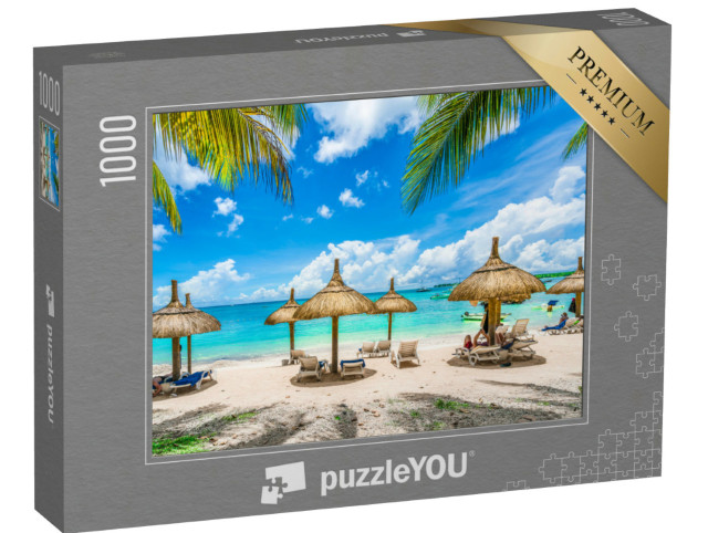 puzzle 1000 dílků „Plážový ráj na Mauriciu“