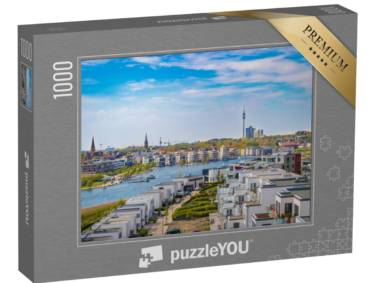 puzzle 1000 dílků „Phoenix See, Dortmund, Německo“